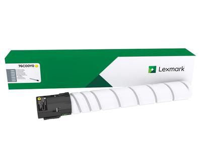 Lexmark 76C00Y0 Yellow Toner Cartridge – Standard Yield, 11500 Pages