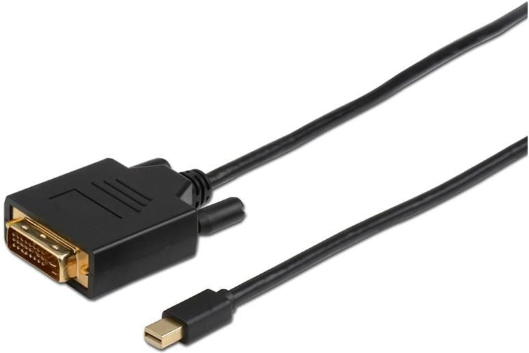 MicroConnect MDPDVI2B Mini DisplayPort 1.2 to DVI-D Dual-Link Cable – 2m, Full HD, Gold-Plated