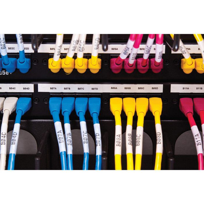 Brady M21-1500-427 Self-Laminating Vinyl Printer Labels – 38.1mm x 4.27m, Matte, Black/White