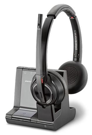 Poly 207325-12 Wireless Headset – DECT, Bluetooth 4.2, ANC, 13h Talk Time