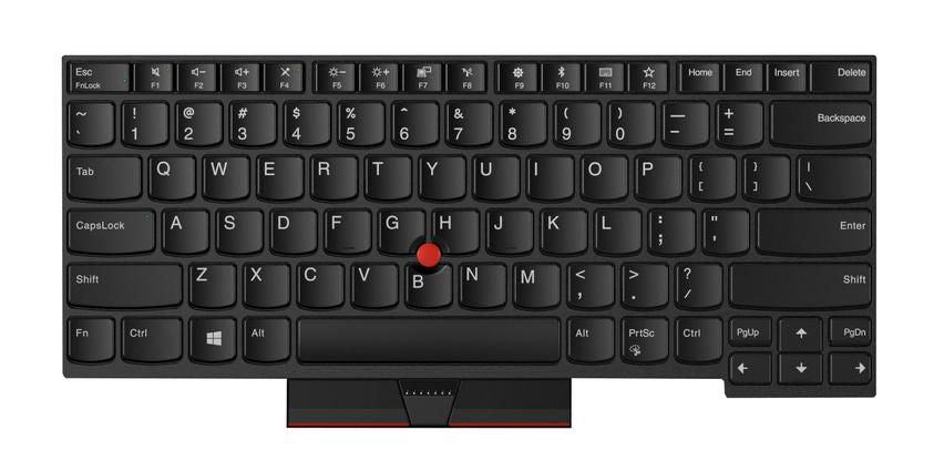 Lenovo 01HX390 Keyboard – French Layout Black Integrated