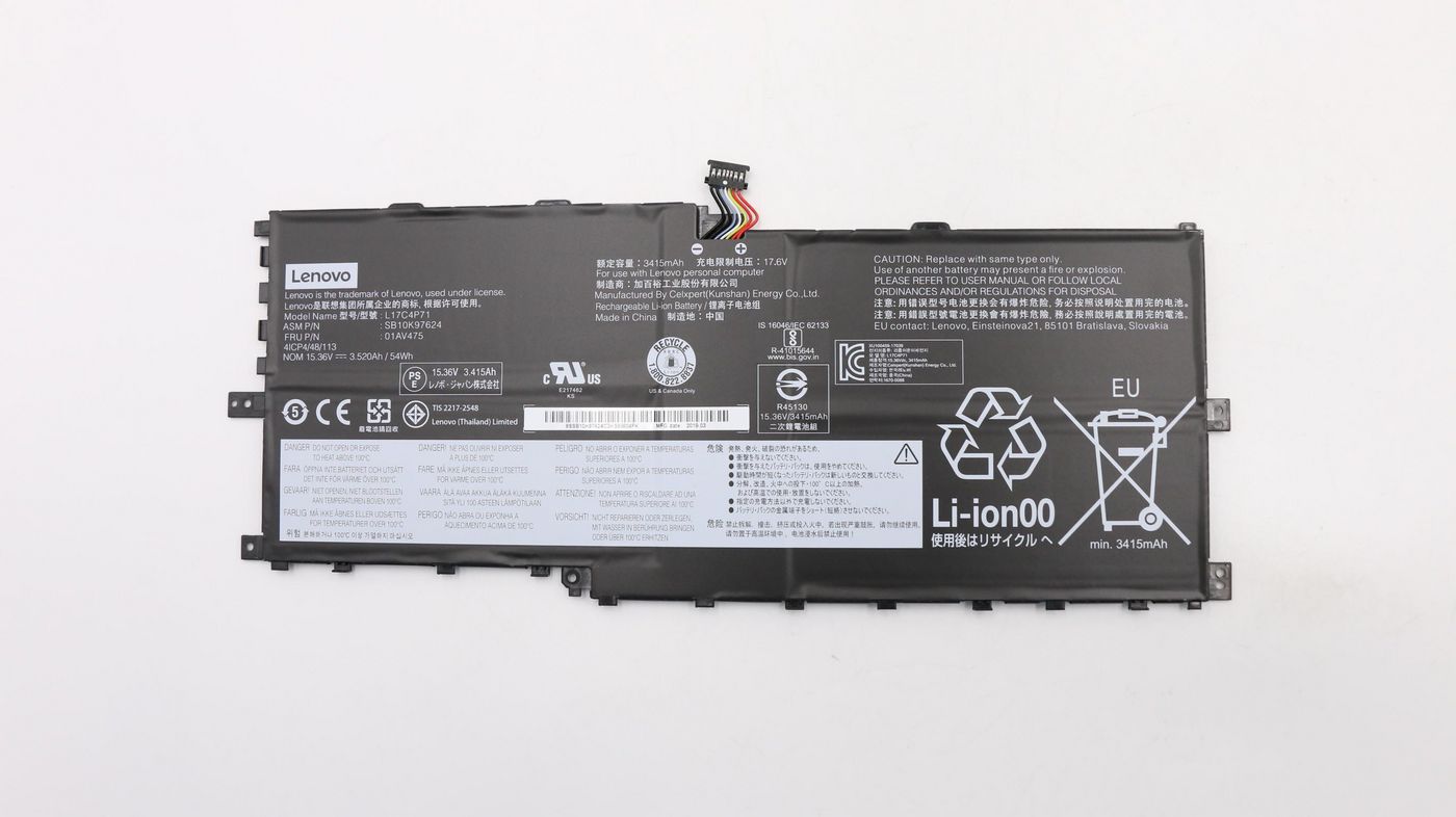 Lenovo 01AV475 Battery – Rechargeable Li-ion Power Solution