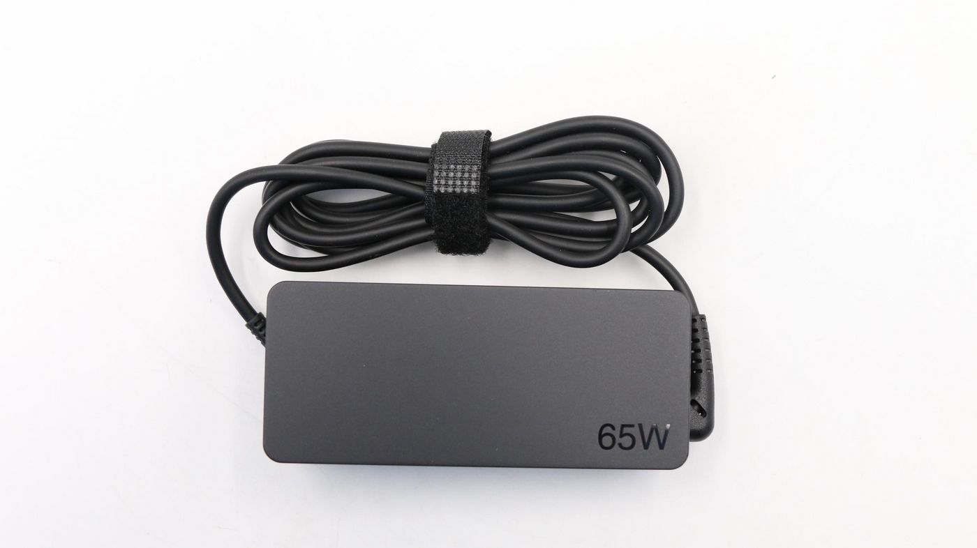 Lenovo 01FR030 65W USB Type-C Power Adapter – 20V 3.25A, Black, Indoor Charger