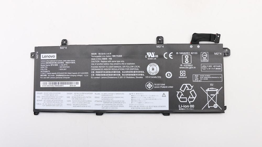Lenovo FRU02DL008 Internal Battery – 50Wh 11.55V 3-Cell Li-ion