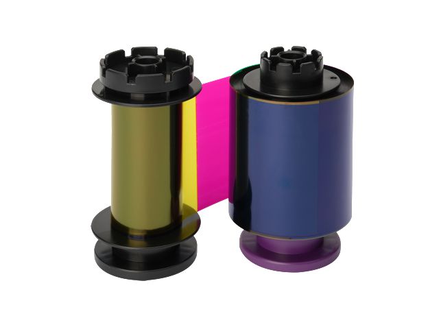 Evolis RT5F014NAA YMCKF Colour Printer Ribbon – Black/Cyan/Magenta/Yellow
