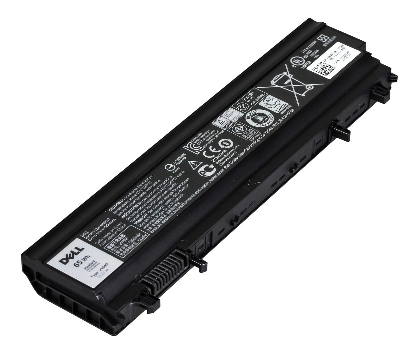 Dell VV0NF Battery – 65Wh 11.1V 6-Cell Li-ion Black