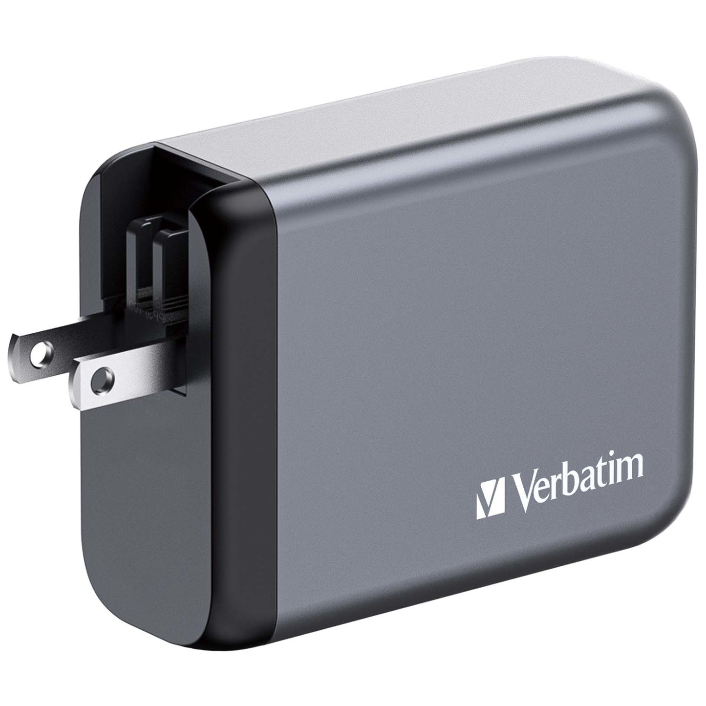 Verbatim 32202 GaN Charger 100W 4-Port USB-C/A Fast Wall Adapter
