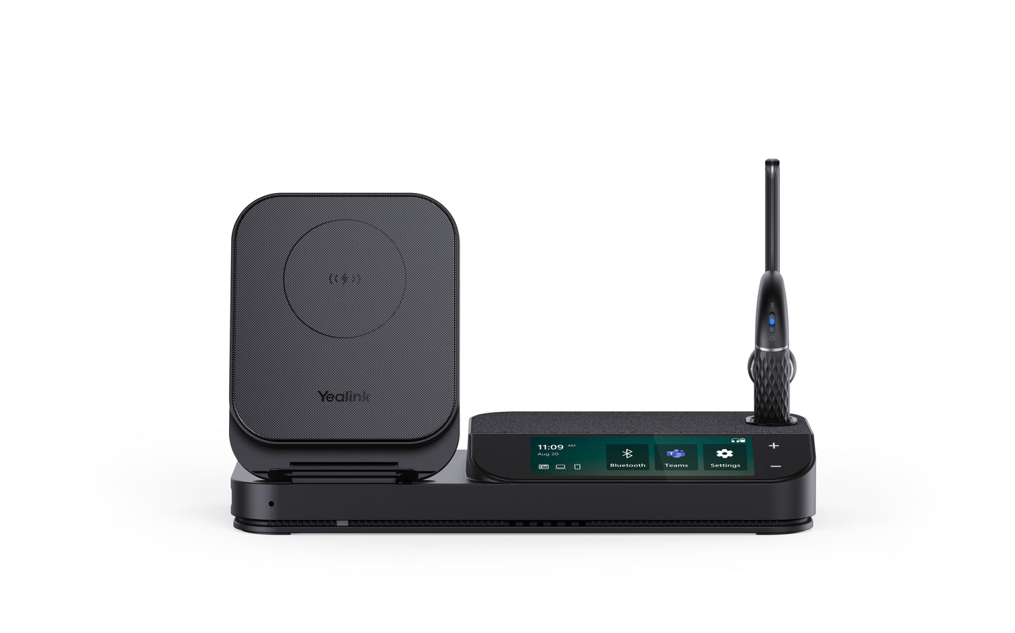 Yealink 1208653 BH71 Workstation Headset – Wireless Bluetooth, Noise Cancelling, Touchscreen Base