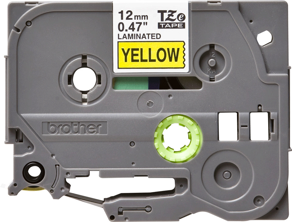 Brother TZE-631 Label Making Tape – Black on Yellow 12mm x 8m TZe
