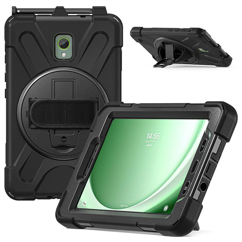 eSTUFF ES681862-BULK Rugged Tablet Case – Black, Defender Series
