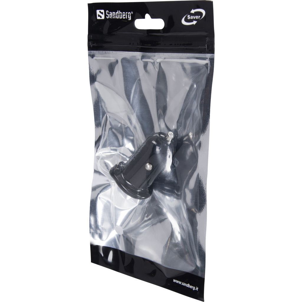 Sandberg 340-40 Car Charger – Dual USB 1A+2.1A Auto DC Black