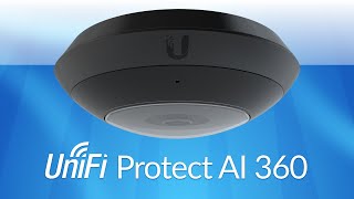Ubiquiti UVC-AI-360 IP Camera – 360° Dome, 5MP, IR, IK08, IPX4, PTZ
