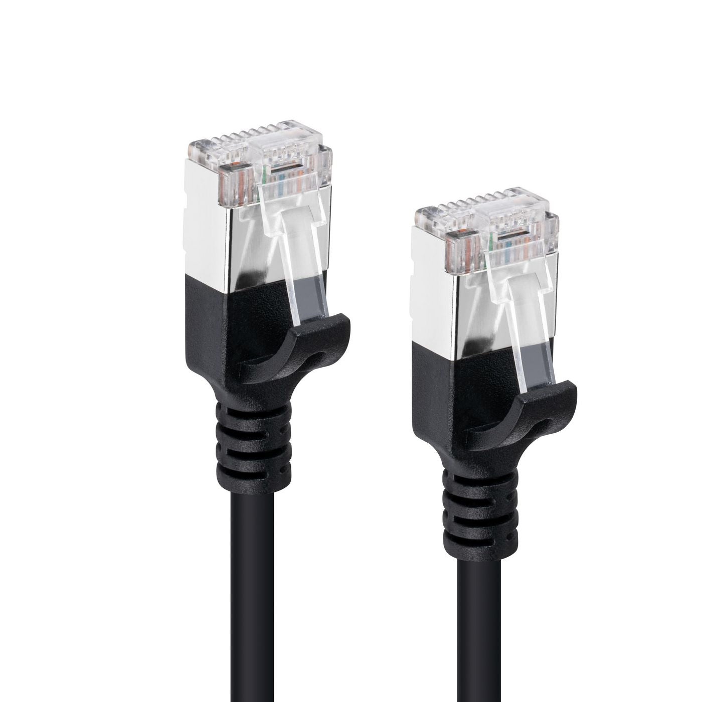 MicroConnect V-FTP6A0015S-SLIM Cat6a U/FTP STP 0.15m Network Cable – Black LSZH