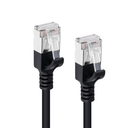 MicroConnect V-FTP6A0015S-SLIM Cat6a U/FTP STP 0.15m Network Cable – Black LSZH