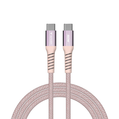 Verbatim 31853 USB-C to USB-C Magnetic Cable 60W 1.2m Pink Braided