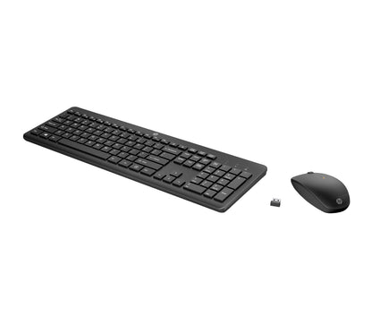 HP 1Y4D0AA#AC0 Wireless Keyboard and Mouse Combo – Full-Size, Office, Black