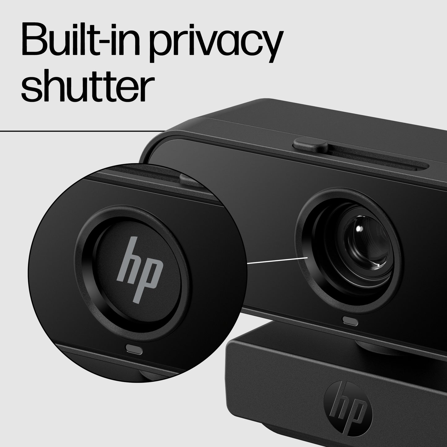HP 77B10AA#ABB 435 FHD Webcam – Full HD 1080p USB, 2MP, 85° View, Black