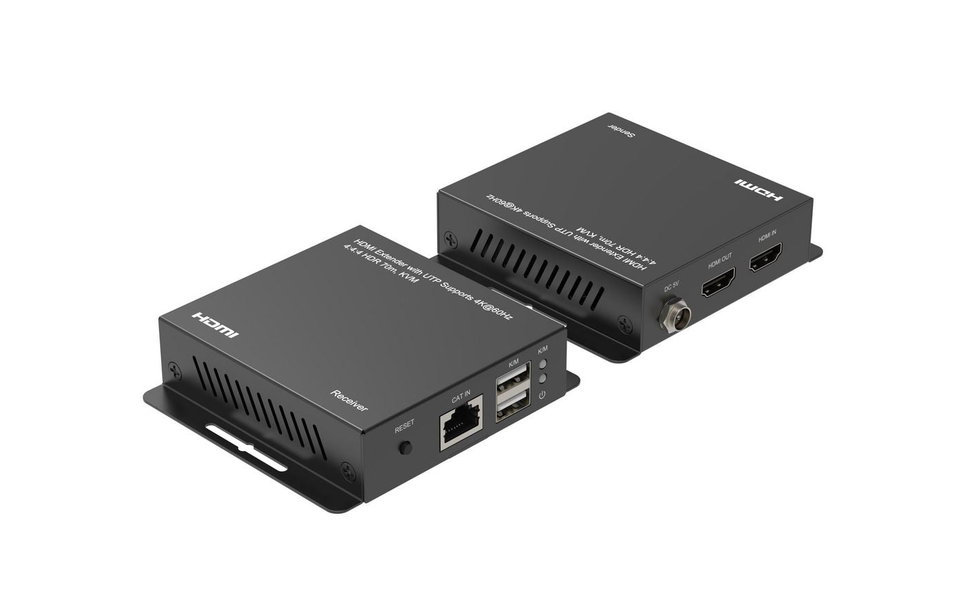 MicroConnect MC-HDMIKVMEXT-70M 4K HDMI KVM Extender – 70m HDR USB Control