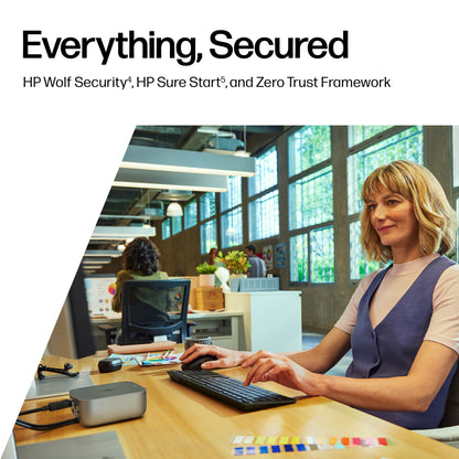 HP 9X472UT Thunderbolt 4 100W G6 Dock – 5K Ultra HD, 120W Power, Grey