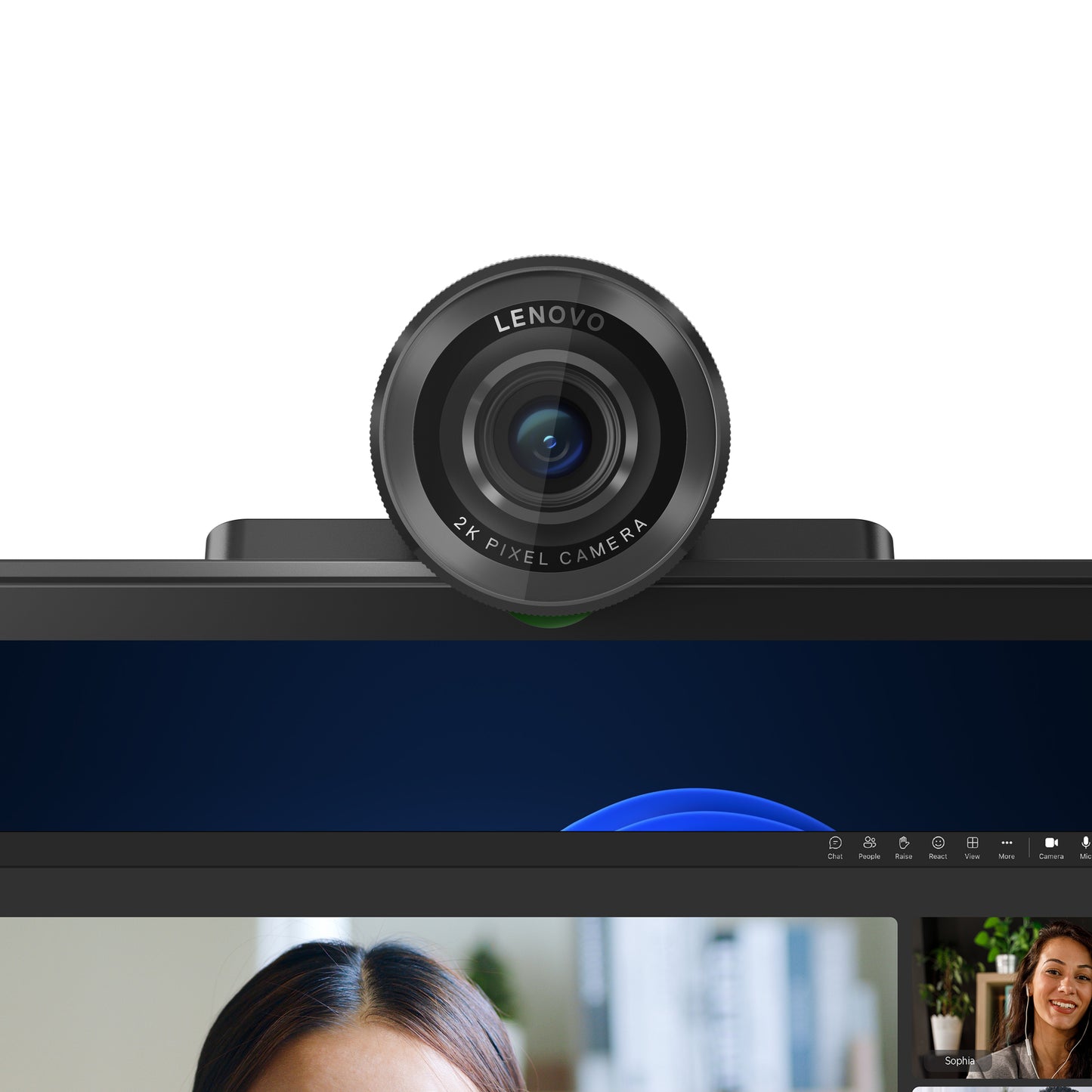 Lenovo 4XC1Q25245 Webcam 4MP Full HD 1920x1080 USB-C Black