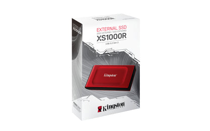 Kingston SXS1000R/1000G 1TB XS1000 Red External USB 3.2 Gen 2 SSD