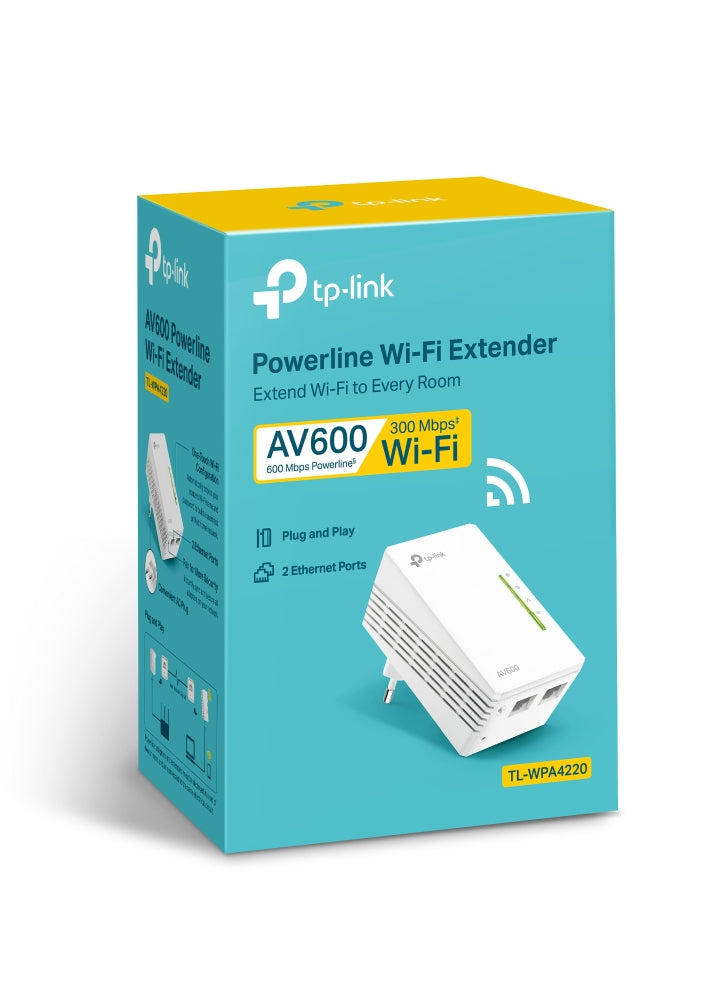 TP-Link TL-WPA4220 PowerLine Network Adapter – AV600 Wi-Fi Extender 600Mbps