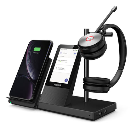Yealink WH66 DUAL TEAMS DECT Wireless Headset – Binaural Bluetooth Touchscreen