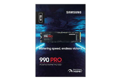 Samsung MZ-V9P4T0BW 990 PRO 4TB M.2 PCIe 4.0 NVMe SSD – V-NAND MLC