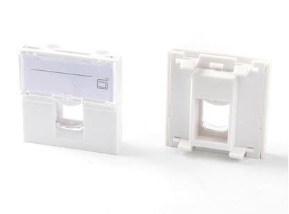 Lanview LKS835 Outlet Box – 1-Port 45x45mm Euro Module