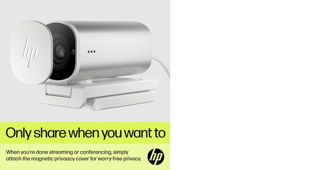 HP 695J6AA 960 4K Streaming Webcam – USB, HDR, Built-In Microphone
