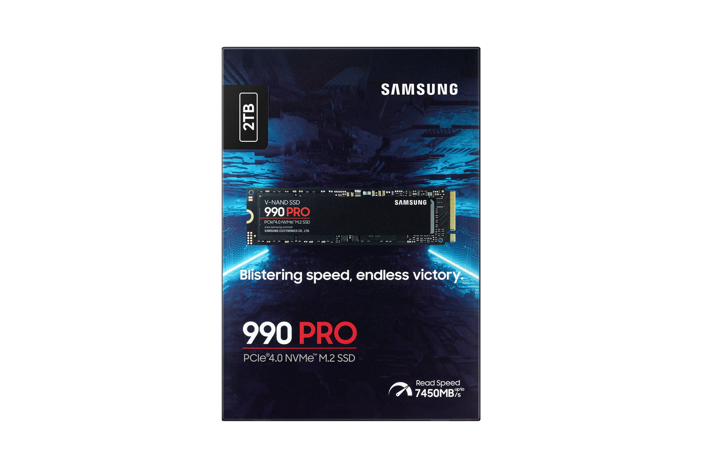 Samsung MZ-V9P2T0BW 990 PRO 2TB M.2 PCIe 4.0 NVMe SSD – V-NAND MLC