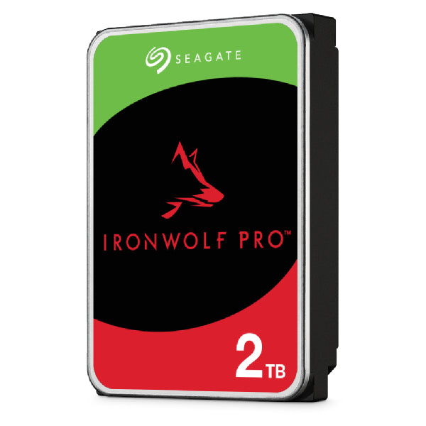 Seagate ST2000NT001 IronWolf Pro 2TB 3.5" NAS HDD – SATA 6Gb/s, 7200RPM, 256MB