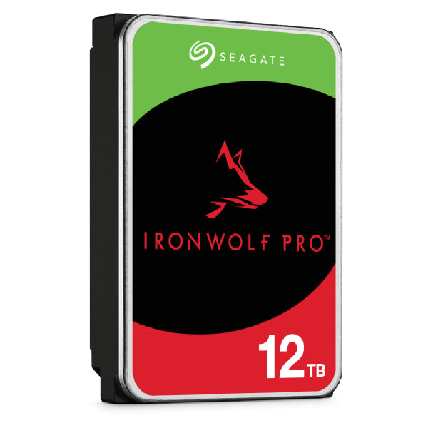 Seagate ST12000NT001 IronWolf Pro 12TB 7200RPM 3.5" SATA III HDD – 256MB Cache