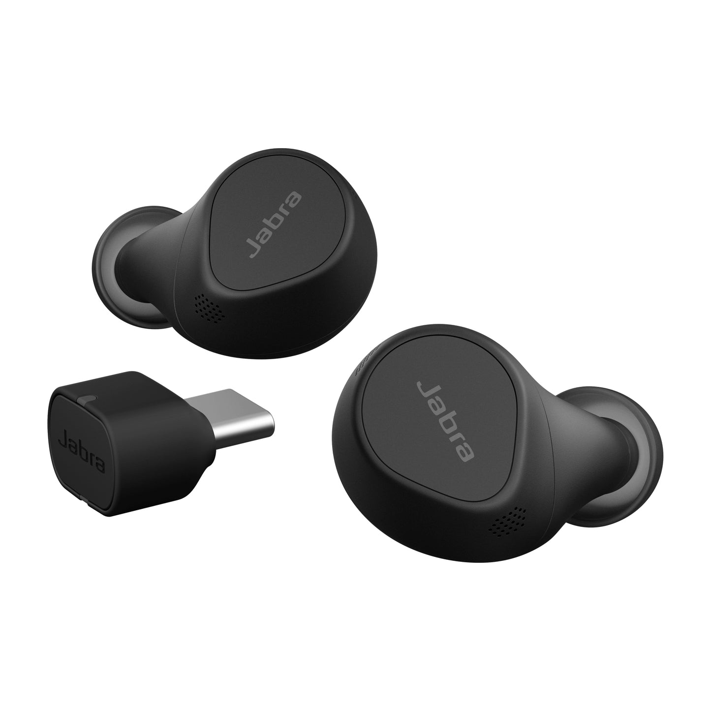 Jabra 20797-999-899 Evolve2 Buds USB-C True Wireless Headset with ANC – Black