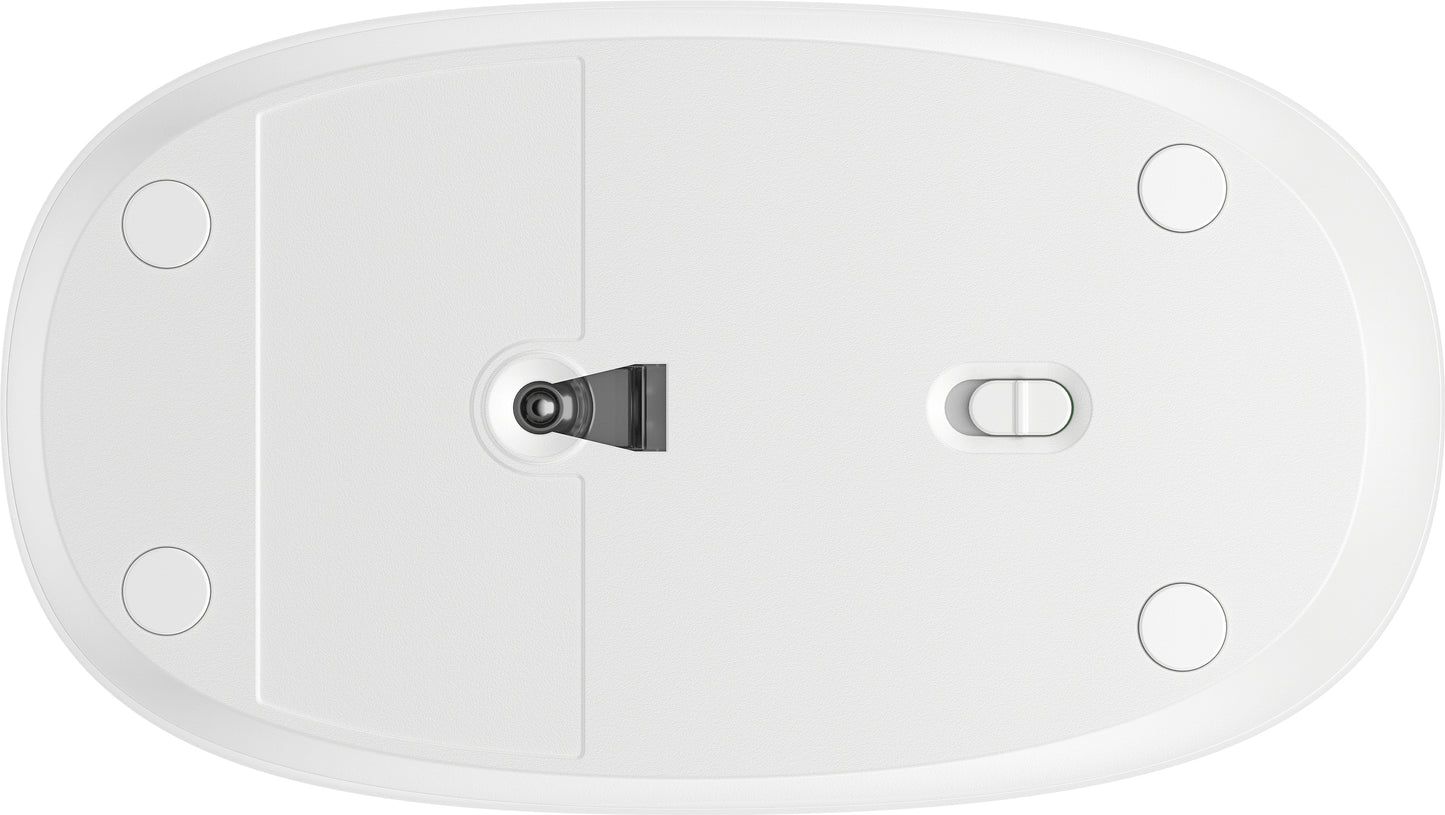 HP 793F9AA#ABB 240 Lunar White Bluetooth Mouse – Optical, 1600 DPI, Ambidextrous