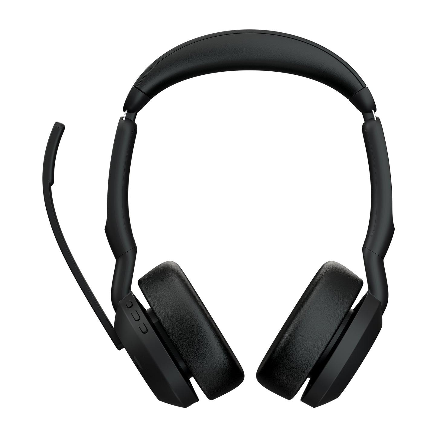 Jabra 25599-999-889 Evolve2 55 Link380c MS Stereo Headset with ANC & Charging Stand – Black