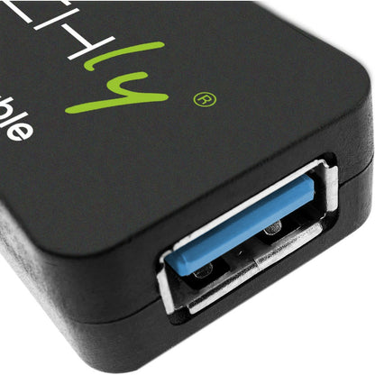 Techly ICUR30100G USB 3.2 Gen 1 Active Extension Cable 10m USB A Black