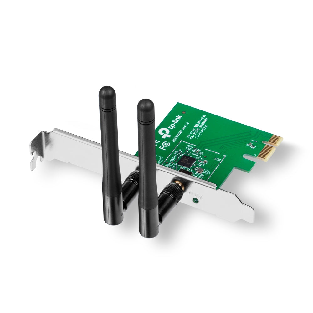 TP-Link TL-WN881ND PCIe WiFi Adapter – 300Mbps 2.4GHz 2dBi Antenna for PC