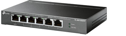 Omada TL-SG1006PP 6-Port Gigabit Desktop Network Switch with 4-Port PoE, Unmanaged