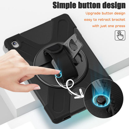 eSTUFF ES681864-BULK Tablet Case – Defender, Black, MIL-STD-810H, Kickstand