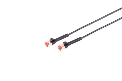 Lanview LV-6AFTP-FLEX-ANG-01B CAT6A U/FTP Networking Cable 1m Black LSZH Bendable Boot