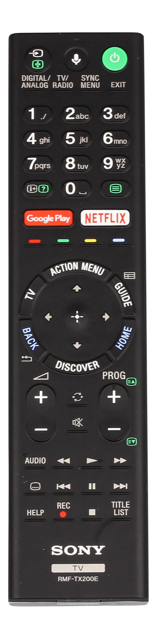 Sony 149312913 Remote Commander RMF-TX200E – TV Remote Control