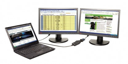 Lenovo 0B47072 USB Graphics Adapter – USB 3.0 DVI/VGA 2048x1152 Black