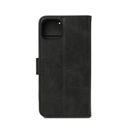 eSTUFF ES67110007-BULK Mobile Phone Case – Black PU Wallet Cover with Magnetic Closure