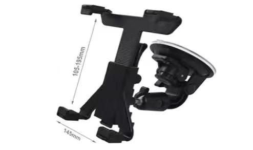 CoreParts MSPP1955 Universal Tablet/UMPC Holder – Suction Cup, 360° Rotation, Black