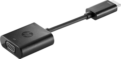 HP H4F02AA HDMI to VGA Adapter – Compact 0.045m Cable, Black, Male to Female