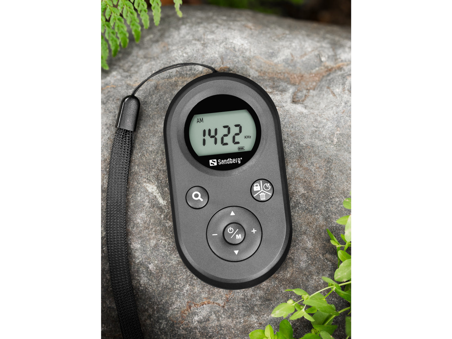 Sandberg 421-02 Pocket Radio FM/AM Portable Rechargeable – Black