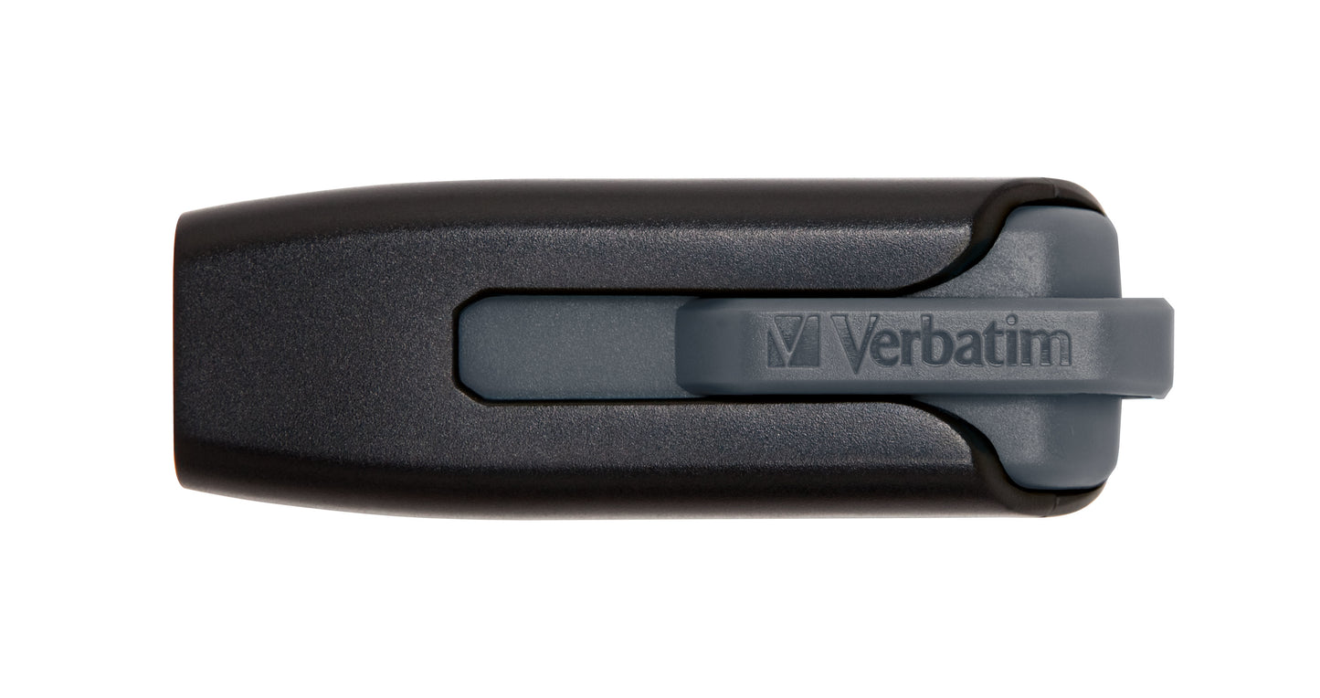 Verbatim 49189 USB 3.2 Gen 1 Flash Drive 128GB – Black Slide Design