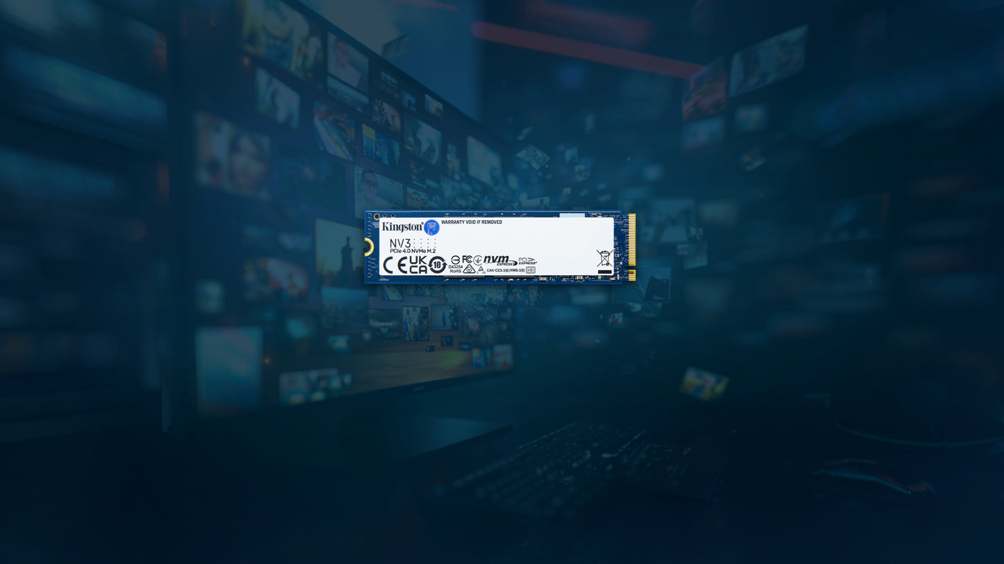 Kingston SNV3S/2000G NV3 M.2 2280 NVMe SSD – 2TB PCIe Gen4 6000MB/s