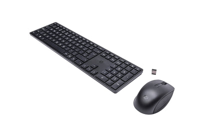 HP 4R013AA#ABB Wireless Keyboard and Mouse Combo – Full-Size, Black